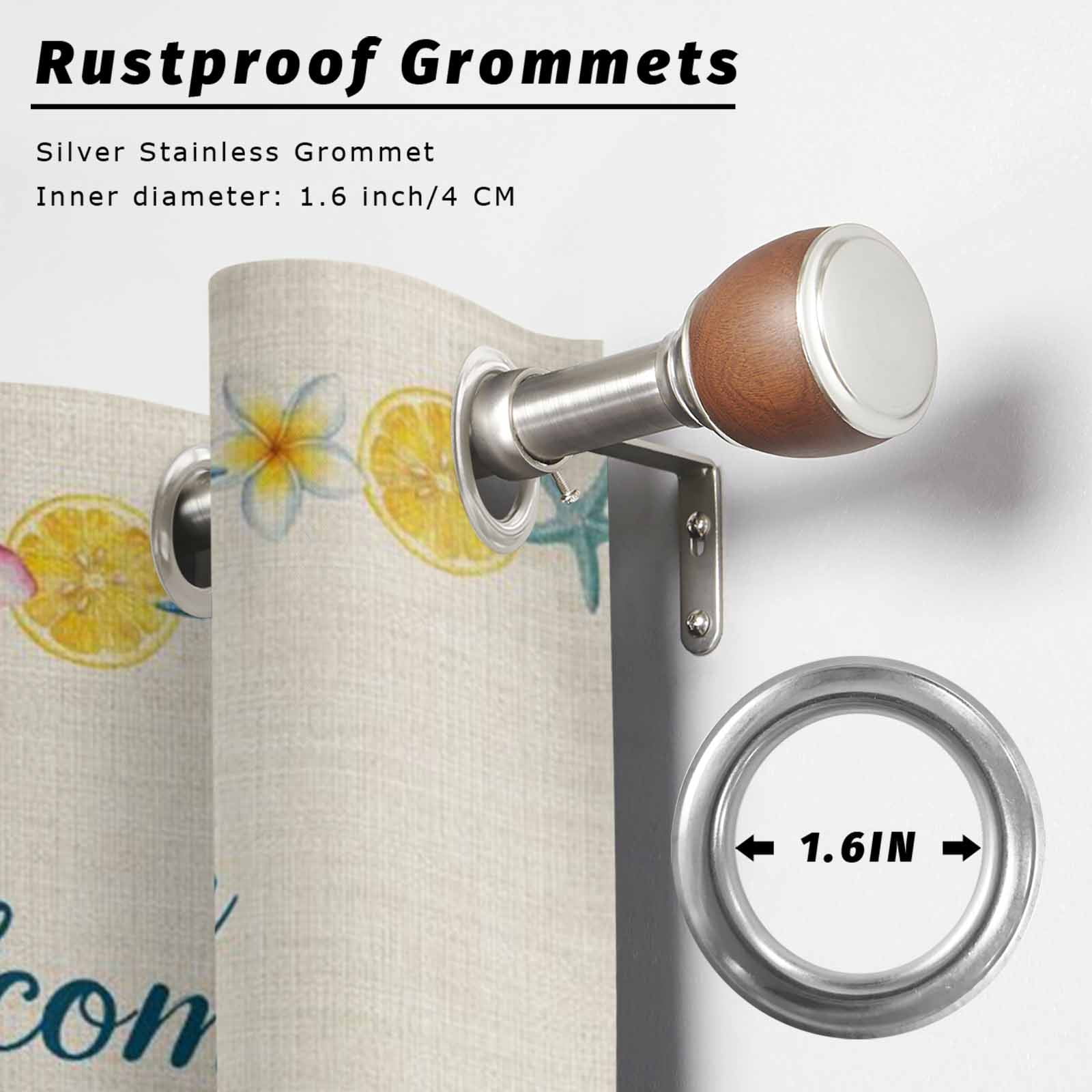 WELCOME TO SUMMER LIFE Outdoor Curtains 1 Panel Retro Truck Nautical Shell Starfish Vintage Waterproof Weatherproof Privacy Curtain Thermal Outside Drape for Porch Patio 54 x 108 Inch