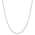thumbnail image 1 of Real 14kt Yellow Gold 1.05mm Box Chain; 20 inch; Lobster Clasp; for Adults and Teens; for Women and Men, 1 of 5