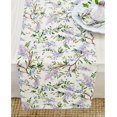 thumbnail image 1 of Solino Chemin de Table Floral Lilas 60 Pouces - 100 % Lin Pur 14 x 60 Pouces pour l'Été - Fait Main et Lavable en Machine - Lilas/imprimé Blanc Cassé, 1 of 5