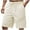 Beige, variant on Mgmyaa Men's Casual Shorts Elastic Waist Drawstring Lightweight Outdoor Summer Beach Shorts Hiking Shorts with Pockets