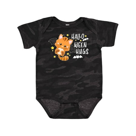 

Inktastic Halloween Hugs with Cute Vampire Cat Bat Gift Baby Boy or Baby Girl Bodysuit