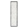 thumbnail image 5 of SAFAVIEH Marrakesh Corie Diamond Polyester Area Rug, Ivory/Anthracite, 9' x 12', 5 of 10