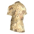thumbnail image 3 of joogoo Doodle Capybara Pattern Men's Cycling Jerseys Mountain Bike Short Sleeve Tops 2XL, 3 of 7