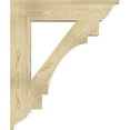 thumbnail image 3 of Ekena Millwork 6"W x 32"D x 38"H Merced Traditional Rough Sawn Bracket, Douglas Fir, 3 of 4