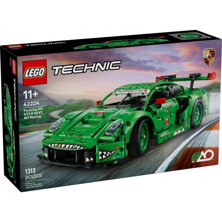 LEGO Technic Porsche 911 GT3 R REXY AO Racing Car Building Toy for