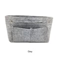 thumbnail image 4 of Bolsa de cosméticos de fieltro Minnieouse organizador de maquillaje gris, 4 of 6