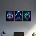 thumbnail image 4 of Hieng Cool Gaming Canvas Wall Hieng Retro Video Game Watercolor Picture for Gamer Room Decor Colorful Neon Gamepad Painting for Boys Bedroom Game Room Wall Decor, 4 of 6