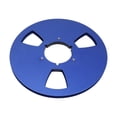 thumbnail image 2 of 1/4 10,5 pulgadas Carrete de cinta vacío 3 orificios Carrete de recogida de cinta de sonido universal para grabación Máquina de recogida de carrete abierto Azul, 2 of 10