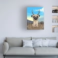 thumbnail image 3 of Brian Rubenacker 'Pugalope' Canvas Art, 3 of 3