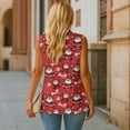 thumbnail image 5 of Uorisanigo Christmas HO Santa Womens Vest with Pockets Sleeveless Blazer Vest for Women Lightweight Button Down Waistcoat Vests Fashion Size M, 5 of 7
