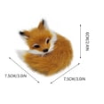 thumbnail image 5 of XMMSWDLA Christmas Decorations, Plush Imitation Animals, Small Foxes, Pendants, Ornaments, Toys, Handicrafts, Festival Supplies Today Prime, 5 of 5