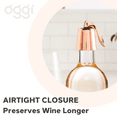 thumbnail image 3 of Oggi Copper Plated Stainless Steel Airtight Bottle Stopper, Set of 2, 3 of 8