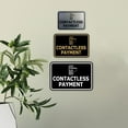 thumbnail image 3 of Signs ByLITA Classic Framed Contactless Payment Sign (Navy Blue / White) - Medium, 3 of 6