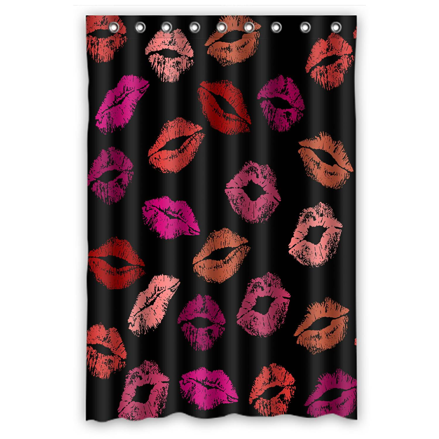 ECZJNT Lipstick kiss Shower Curtain Bathroom Waterproof Home Decor ...