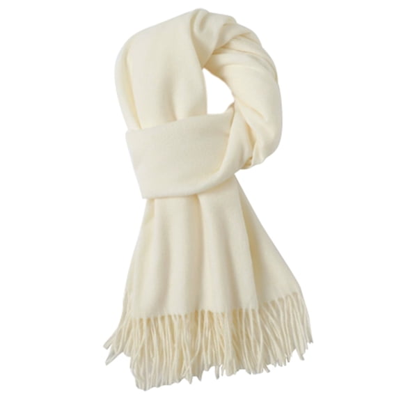 Yuanlong Womens Scarves Solid Color Scarf With Fringe Autumn And Winter Warmth Soft Daily Neck Scarf