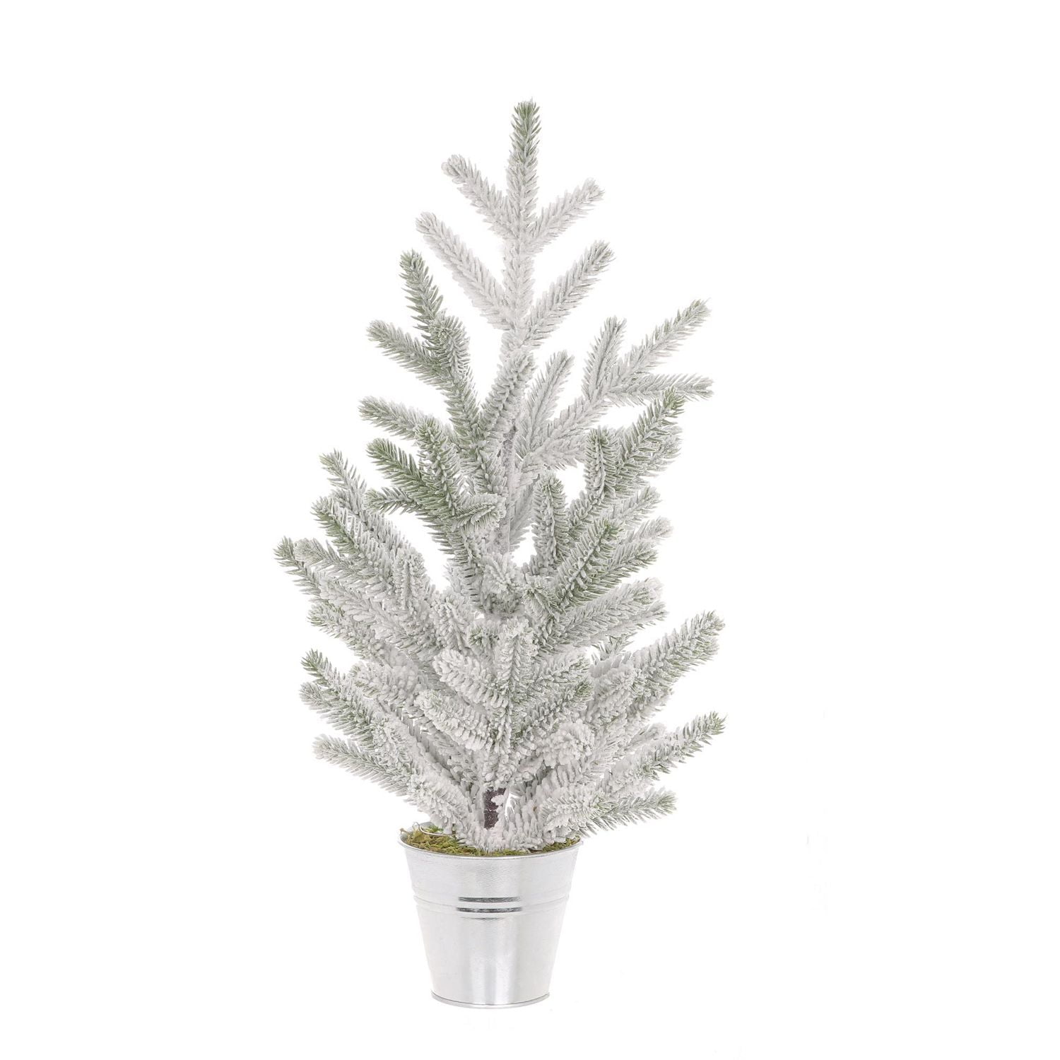 HOLIDAY TIME 18IN SNOW POT TREE