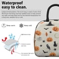 thumbnail image 3 of Womens Beige Halloween Pumpkins Ghosts and Bats Lunch Box for Work,Insulated Lunch Bag for Women,Loncheras Para Mujer,Leakproof Adult Lunch Bag for Work,Beach,Travel,Picnic,Camping, 3 of 7