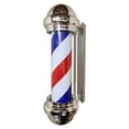 thumbnail image 3 of facefd Barber Pole Light Waterproof 23'' Sign Light Wall Wall Mount for Outdoor Round Red Blue, 3 of 8