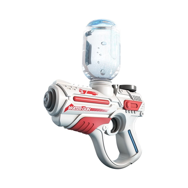SIYTUAU 200Cc Capacity Long Range Water Shooter Gun With 32 Ft Spray Distance Red Plastic Design Outdoor Summer Activity Splash Toy For Pool Parties Red