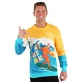 thumbnail image 6 of Mele Kalikimaka Surfing Santa Ugly Christmas Sweater, 6 of 9