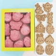 thumbnail image 4 of EUDIDV Baking Biscuit Molds Easter Cookie Bunny Easter Cookie Fondant Baking Tool Ten-piece Set Biscuit Mold Shape, 4 of 6