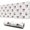 White Cow Head, variant on Long Mouse Pads for Desk,White Cow Head Dot Pattern Desk Mats on Top Of Desks, Desk Mouse Pad Extra Large with 3mm Non-Slip Base and Stitched Edge for Gaming,Office,Work,Home 31.5"x11.8"