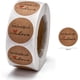 thumbnail image 3 of 3 rollos de 1500 etiquetas adhesivas de papel kraft para regalos, con la frase "Hecho a mano con amor"., 3 of 4