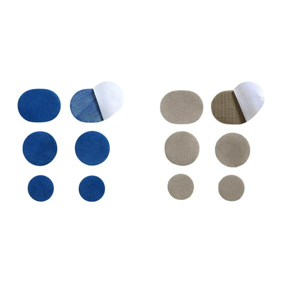 4/3/2/1 Sets Mesh Shoes Hole Repair Self-Adhesive Sneaker Hole Vamp Repair Sticker Anti-Abrasive Quick Repair Shoes Tool