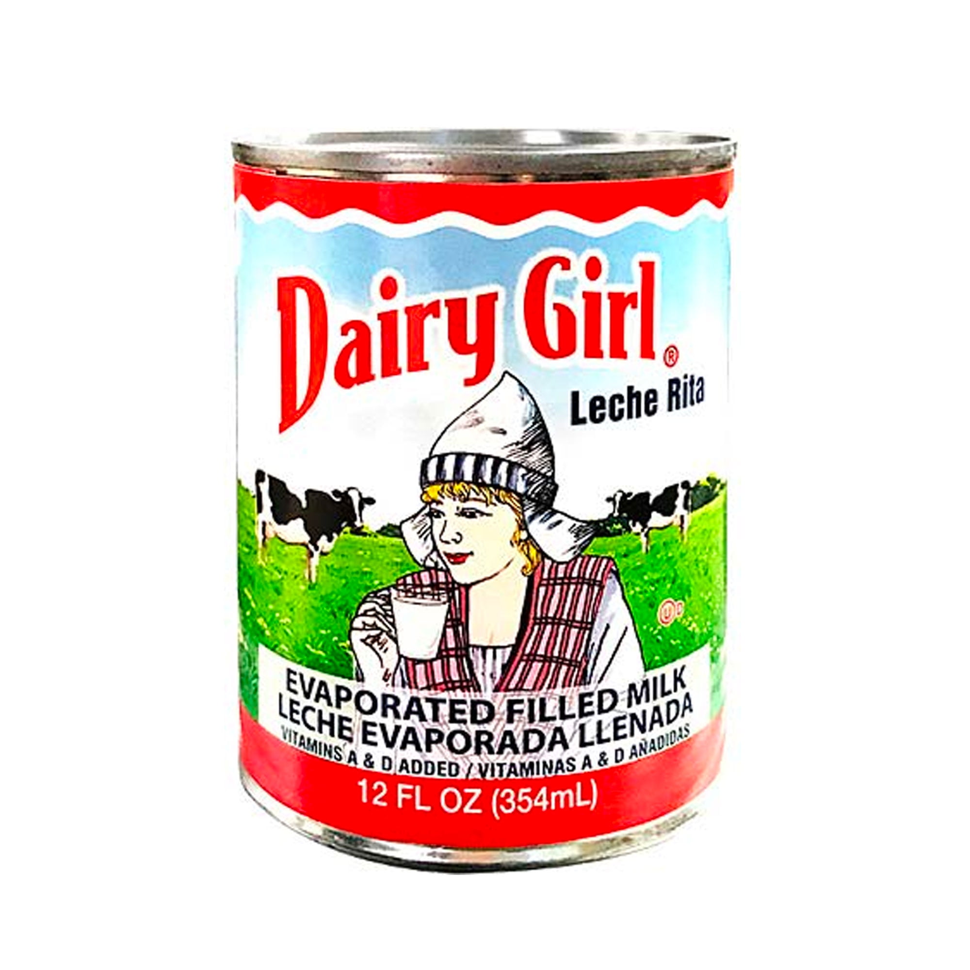 Dairy Girl in Leche Rita Evaporated Milk in 12oz