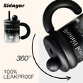 thumbnail image 6 of Sidagar 22 oz Ceramic Lined Stainless Steel Insulated Coffee Mug, Leak Resistant Lid, Crystal Butterfly, 6 of 7