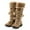 Brown, variant on Boots for Women,Womens Lace-Up Zipper Snow Warm Cotton Shoes Plush Ball Ethnic Knight
