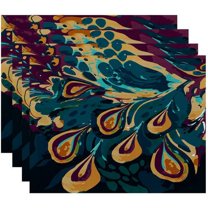 Simply Daisy 18" x 14" Boho Splash Geometric Print Placemat