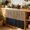 Black, variant on Black Brown Abstract Cabinet Dishwasher Hidden Curtains, Privacy Closet Door Curtain, Geometric Circular Water Ripples Adhesive Dust Proof Under Sink Skirt for Bathroom Kitchen 35"x35"