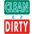 thumbnail image 4 of PATIKIL Dirty Clean Dishwasher Magnet, Double Sided Dish Washer Sign Kitchen Clean Dirty Sign Magnet, Red, Green, 4 of 5