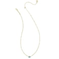 thumbnail image 2 of Collar Mini Elisa Kendra Scott Baño de Oro Turquesa, 2 of 5