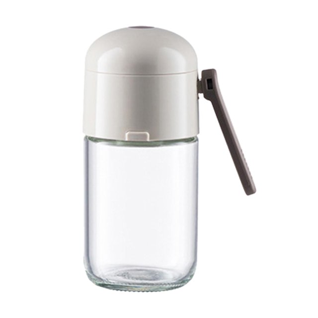 Botella de vidrio para condimentos, dosificador de sales, pimentero, cada prensa, 1/8 cucharadita, dispensador de especias recargable para cocinar, 180ml