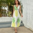 thumbnail image 4 of Lunarable Pineapple Sleeveless Dress Female Clothing Dress Women Summer 2025 Dress, 4 of 6