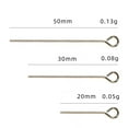thumbnail image 3 of Weloille 100 Pcs Fishing Hook Connecting Pins, Pins Metal Jewelry Findings, 3 of 3