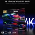 thumbnail image 2 of Cable Warky 4K Mini DisplayPort a HDMI con carcasa de aluminio de 3 m, 2 of 7