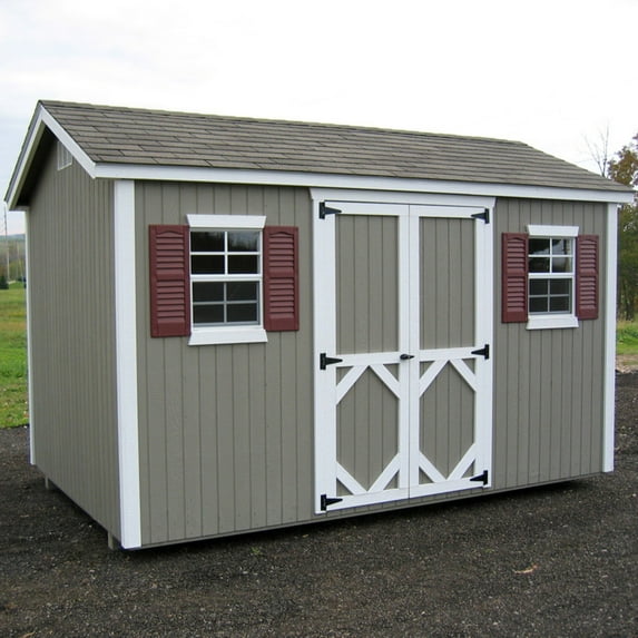 Little Cottage 12 x 8 ft. Classic Wood Workshop Panelized Garden Shed