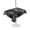 Black, Silver, Gray, variant on Outdoor Tablecloth with Umbrella Hole for Patio/Picnic/Party/Camping, Monstera Leaf Waterproof Table Cloth Rectangle Table Cover Washable, Modern Tropical Plants Minimalism (52"x 70")