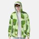 thumbnail image 2 of Balery Broccoli 3 Sudadera ligera de manga larga con capucha y protección solar UPF 50+ para hombre y mujer, ideal para pesca y running-X-Large, 2 of 7