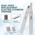 thumbnail image 7 of FACEGA Eyebrow Razor,Electric Eyebrow Trimmer Face Razors for Women,Portable Design Easy Operation Facial Razor,Style1, 7 of 7