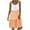 Orange, variant on Xixinqiwan Summer Dress for Women 2025 Casual Trendy U-Neck Sleeveless Halter Dress Beach Vacation Color Block Mini Sundress