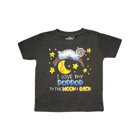 

Inktastic I Love my Poppop to the Moon and Back Cute Sheep Gift Toddler Boy or Toddler Girl T-Shirt