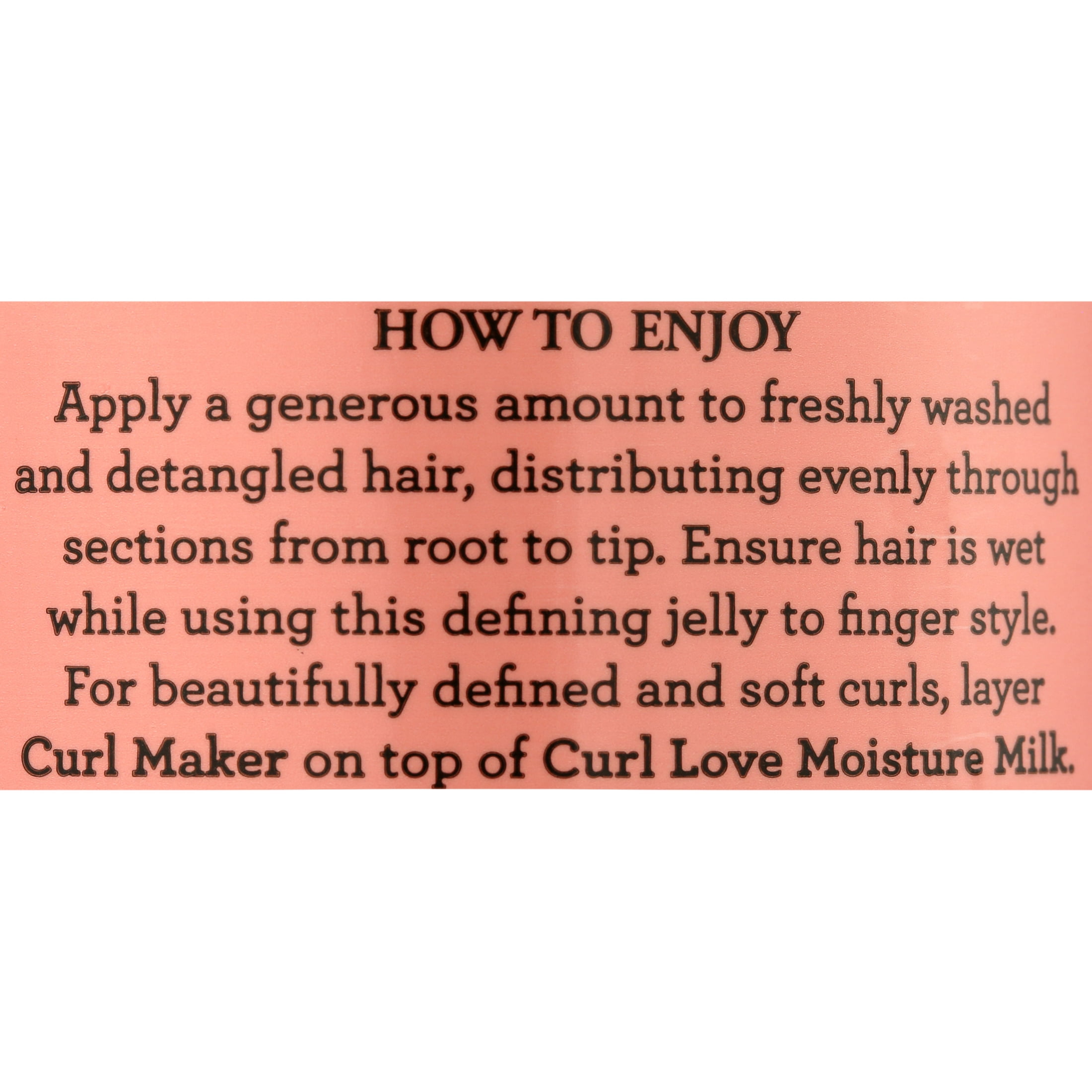 (2 pack) Camille Rose  Curl Maker Define & Style Hair Styling Gel with Marshmallow Extract & Agave Leaf Extract, 12oz