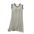 thumbnail image 2 of WJHWSX Nightgowns for Women,Womens Nightgown,Easy Care,Slip-On,Cotton,Polyester ,Gray,2XL, 2 of 3
