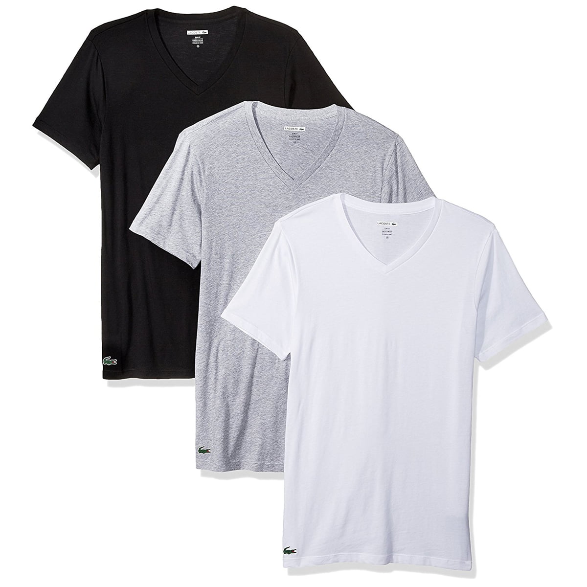 Movies lacoste slim fit t shirt pack where xxs