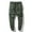 Army Green, variant on Men's Casual Cargo Pants Workout Joggers Stretch Sweatpants Drawstring Military Army Camo Combat Work Pants Slim Fit with Multi Pockets