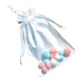 thumbnail image 1 of Bolsa de transporte colgante, bolsa con cordón para exhibición colgante, impermeable para exhibición de figuras, estuche para guardar minifiguras para Claro XL, 1 of 8